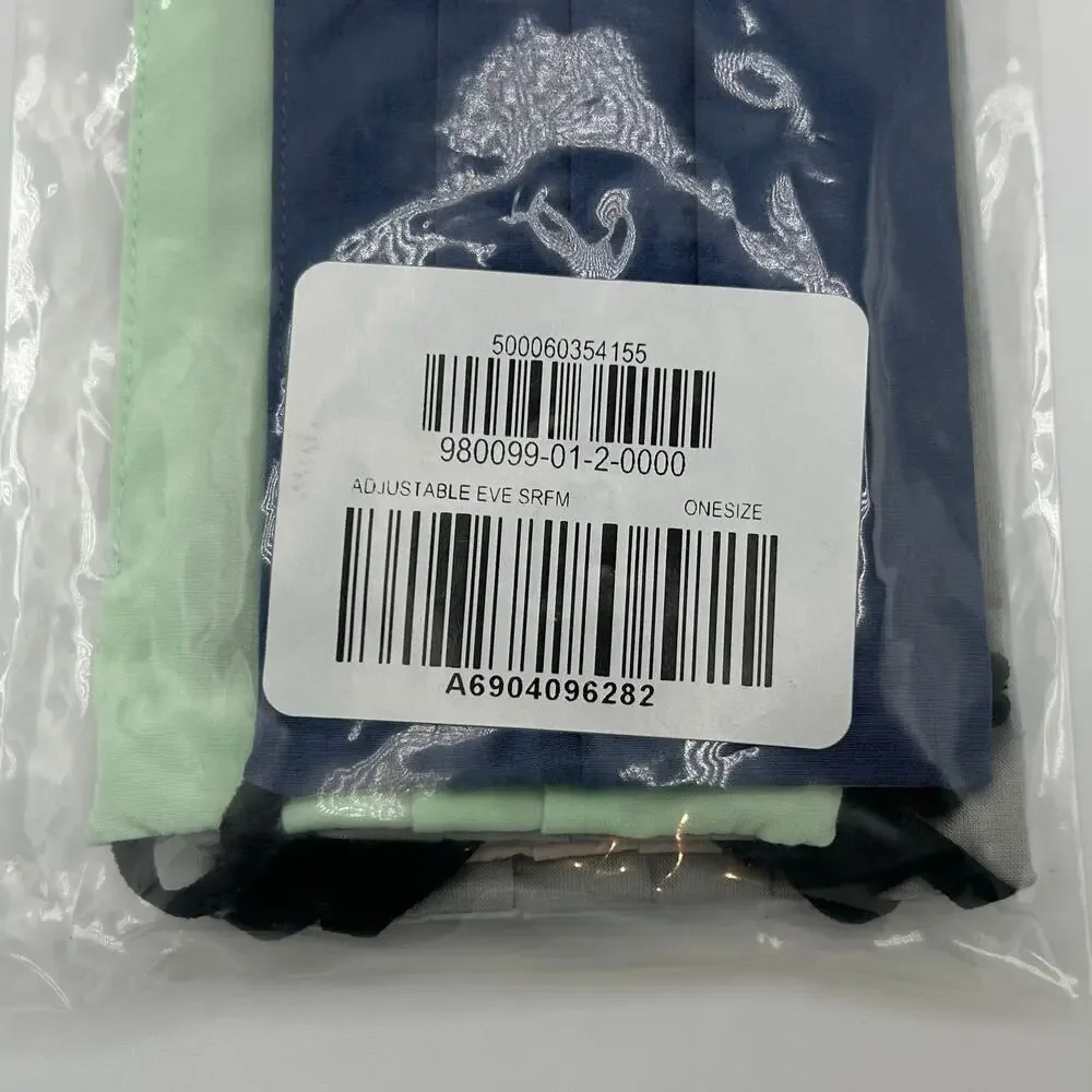 Athleta Girl Everyday Face Masks NEW 5-Pack Adjustable Reusable Pleated One Size